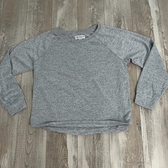 Live Love Lounge Karen Neuburger Gray Women's Crew Neck - Picture 2 of 3